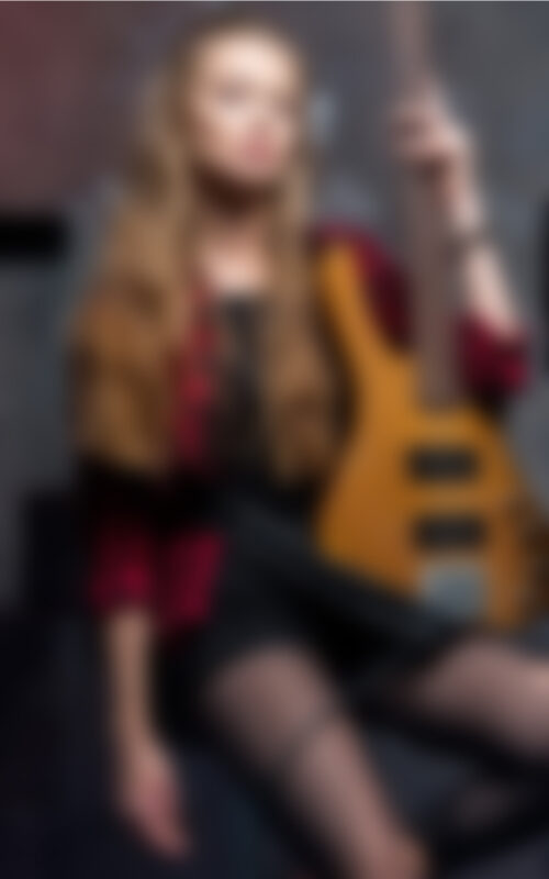 Mary Austin - bass guitar